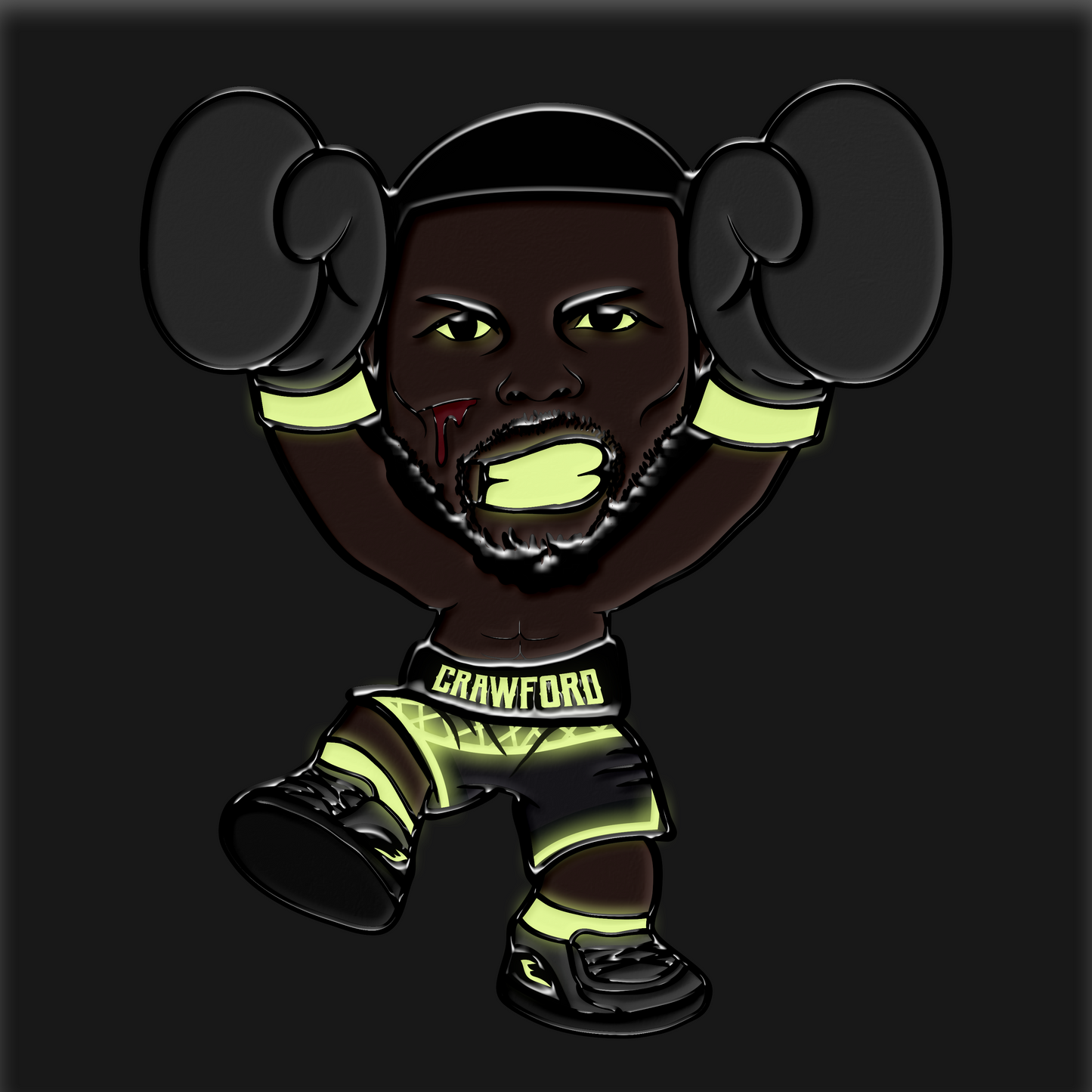 BUD CRAWFORD BOXER PIN